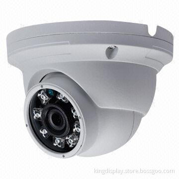 IP Dome Security Camera, CMOS, HD 1080P Mini Network 2.0MP, IR Distance 15m, POE